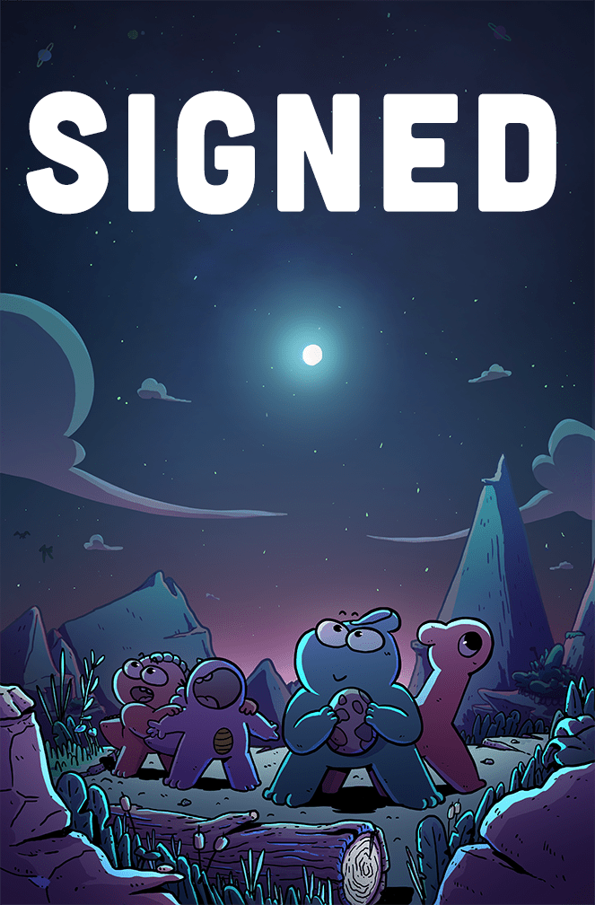 Dino babies issue 1 comic SIGNED (digital)