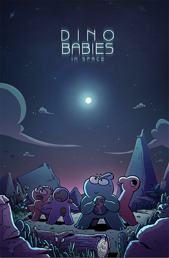 Dino Babies in Space comic - Issue one (physical copy)