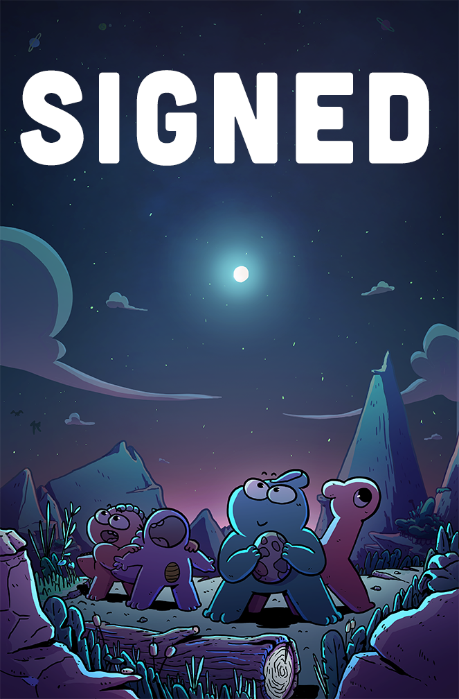 Dino babies issue 1 comic SIGNED (digital)