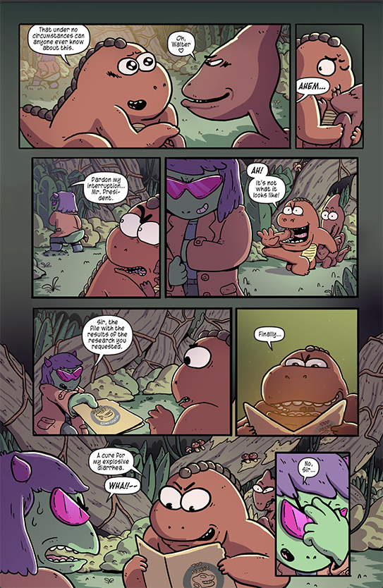 Dino Babies in Space comic - Issue one (physical copy)