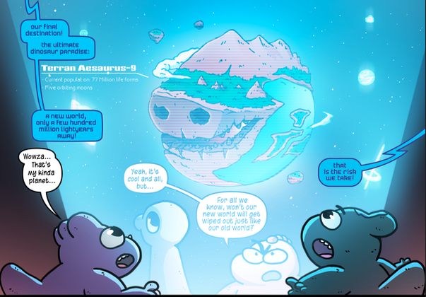 Dino Babies in Space Issue 3 (Physical Copy)