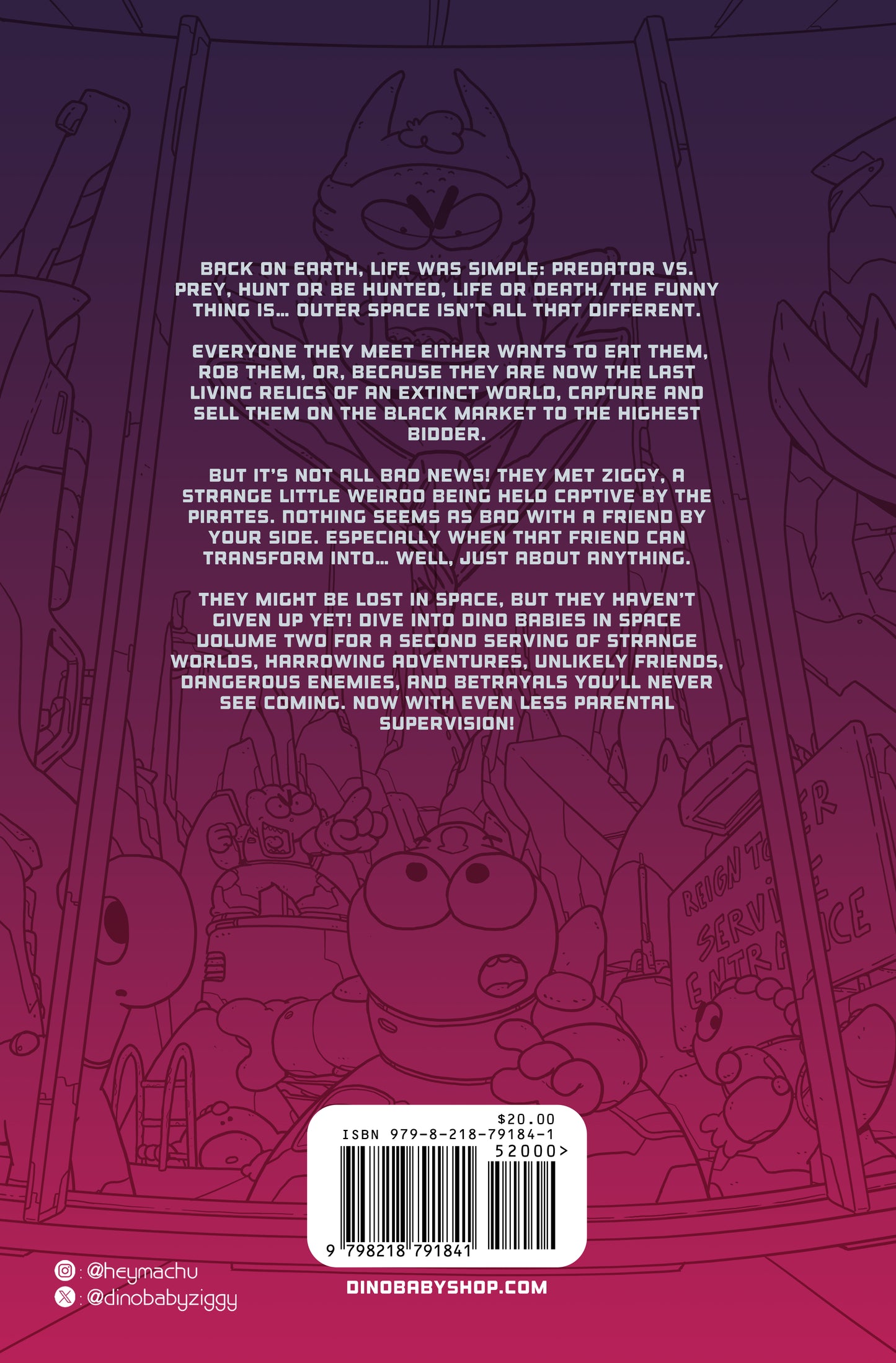 Dino Babies in Space - Volume 2