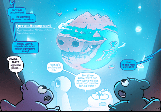 Dino babies in Space - Issue 3 (digital download)